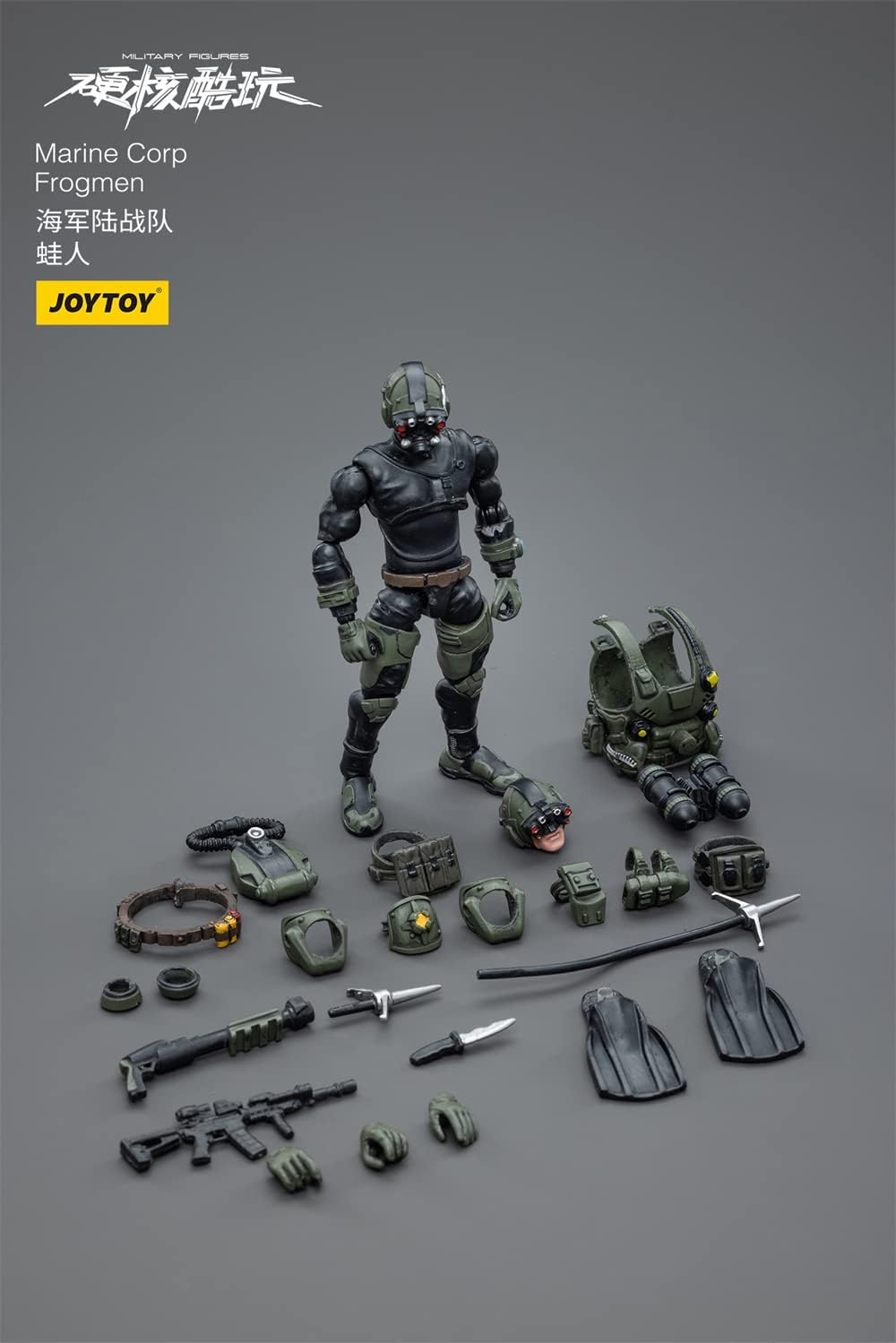 Figurines d'action militaires de science-fiction JoyToy à l'échelle 1/18, ensemble complet 1/18, Dark Source Battle for The Stars Series Marine Corp Frogmen