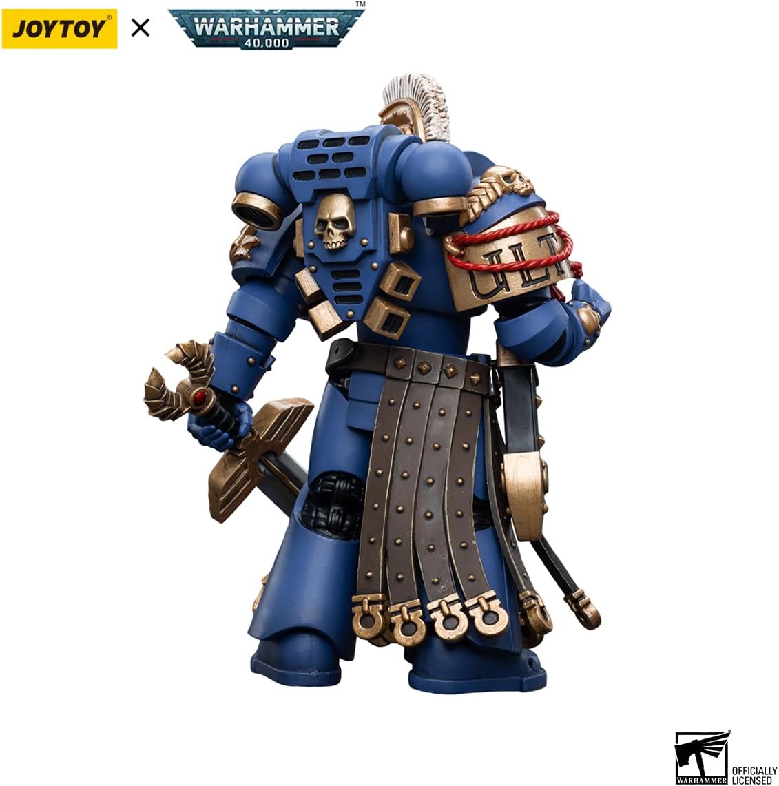Figurine de collection JoyToy Warhammer 40K Ultramarines Honour Guard Chapter Champion à l'échelle 1:18