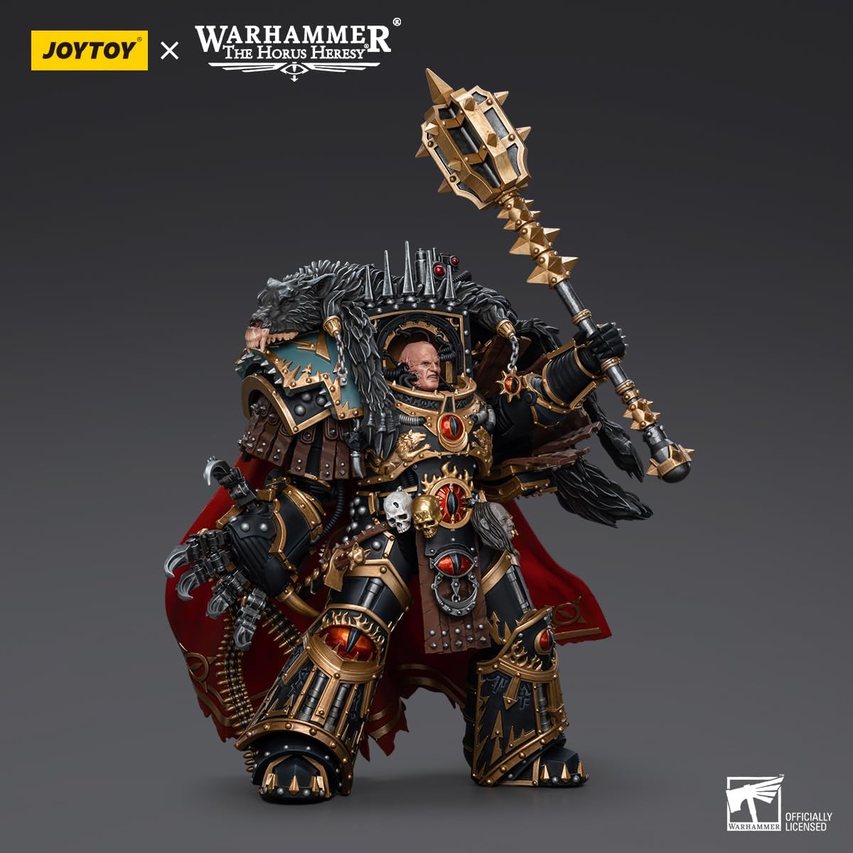Figurines articulées JoyToy Warhammer The Horus Heresy Warmaster Horus Primarque de la XVlème Légion à l'échelle 1:18