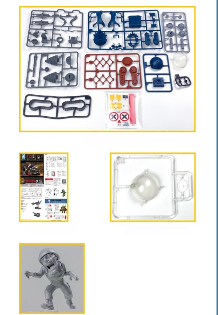 Kits de modelos de plástico: Metal Slug: vehículo de combate espacial ASV, figuras de acción coleccionables de estilo mecha anime