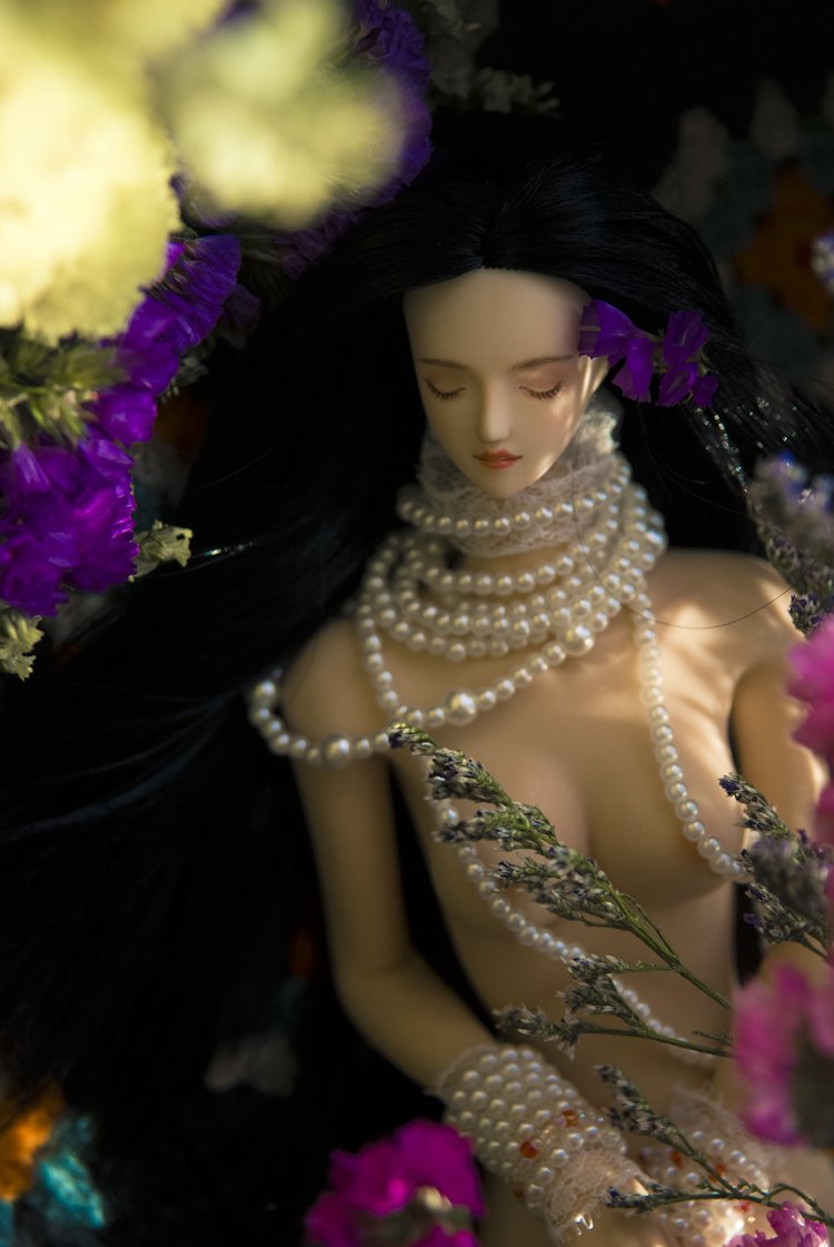 Figura de acción esculpida de cabeza femenina a escala 1/6 TBLeague/Obitsu/JIAOU CDH14