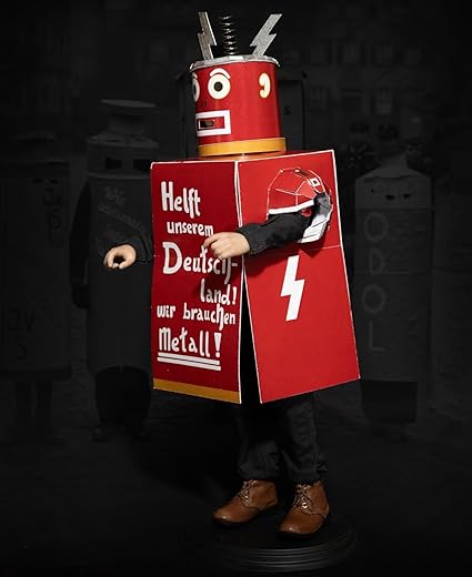 Figura de Facepool. Figura coleccionable de Facepool. Conjunto completo: Figura de acción masculina en miniatura de la Brigada Juvenil Alemana de la Segunda Guerra Mundial, FP016A.