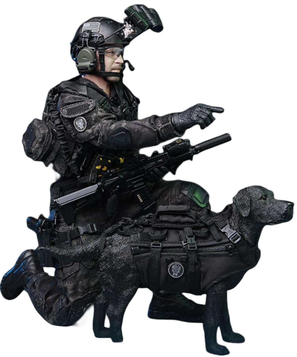 Figura coleccionable de Minitimes Toys: Figura miniatura del equipo Seal a escala 1:6