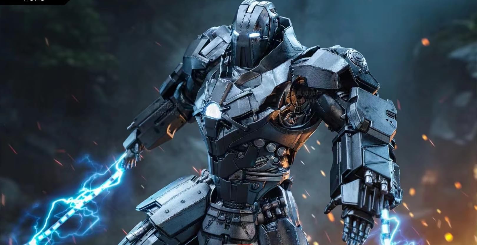 Conjunto completo de figuras coleccionables de ZD: Iron Man 3 Mark 33, figura de acción en miniatura a escala 1:10