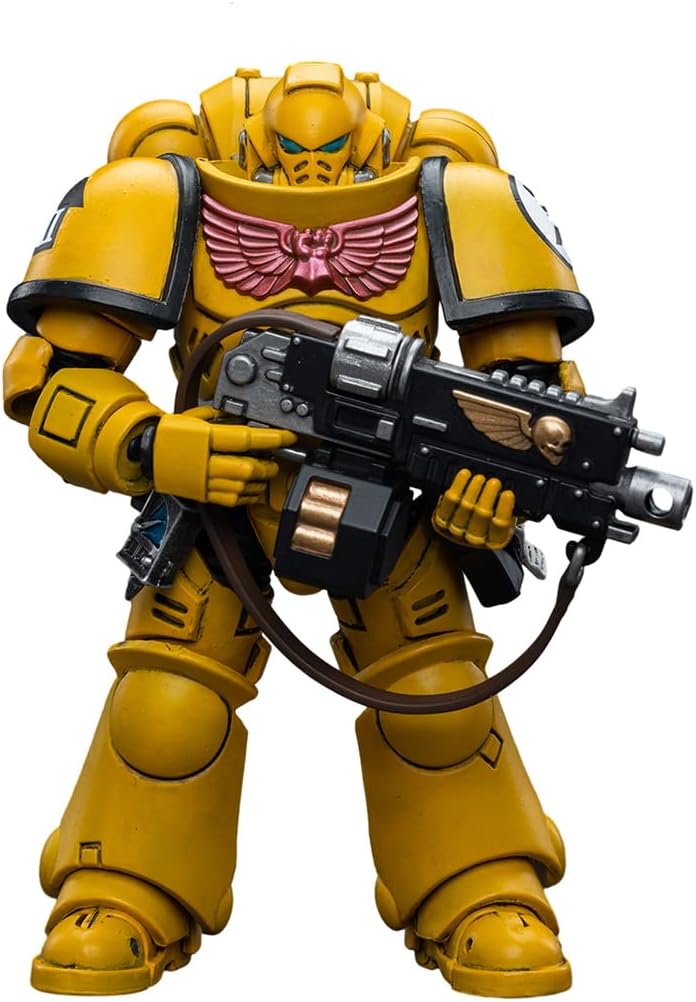 Figurine de collection JoyToy 40K Imperial Fists Intercessors à l'échelle 1:18