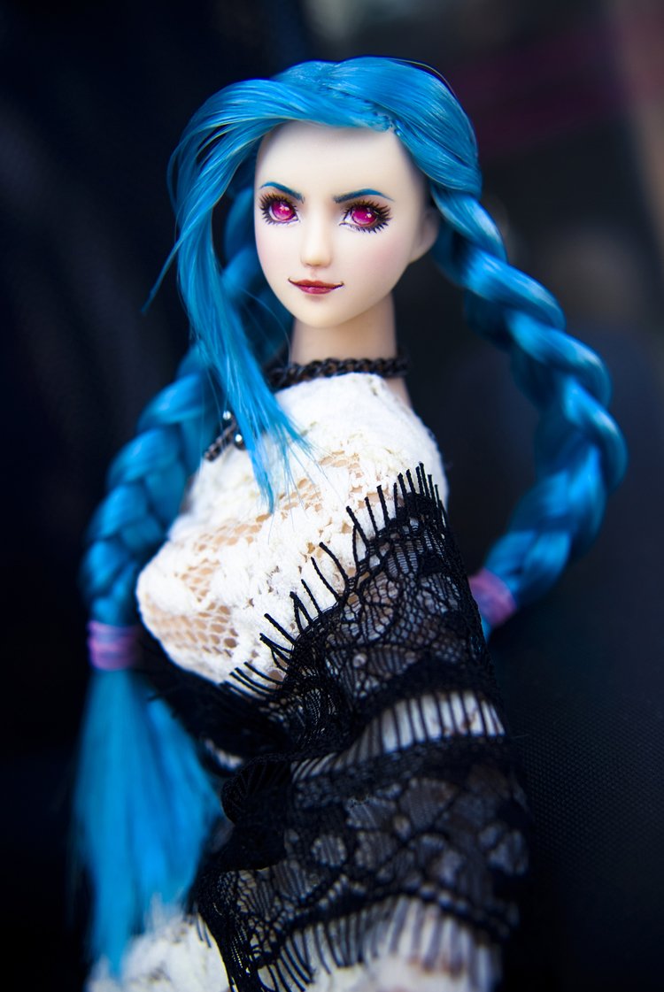 Figura de acción esculpida de cabeza femenina a escala 1/6 TBLeague/Obitsu/JIAOU CDH15