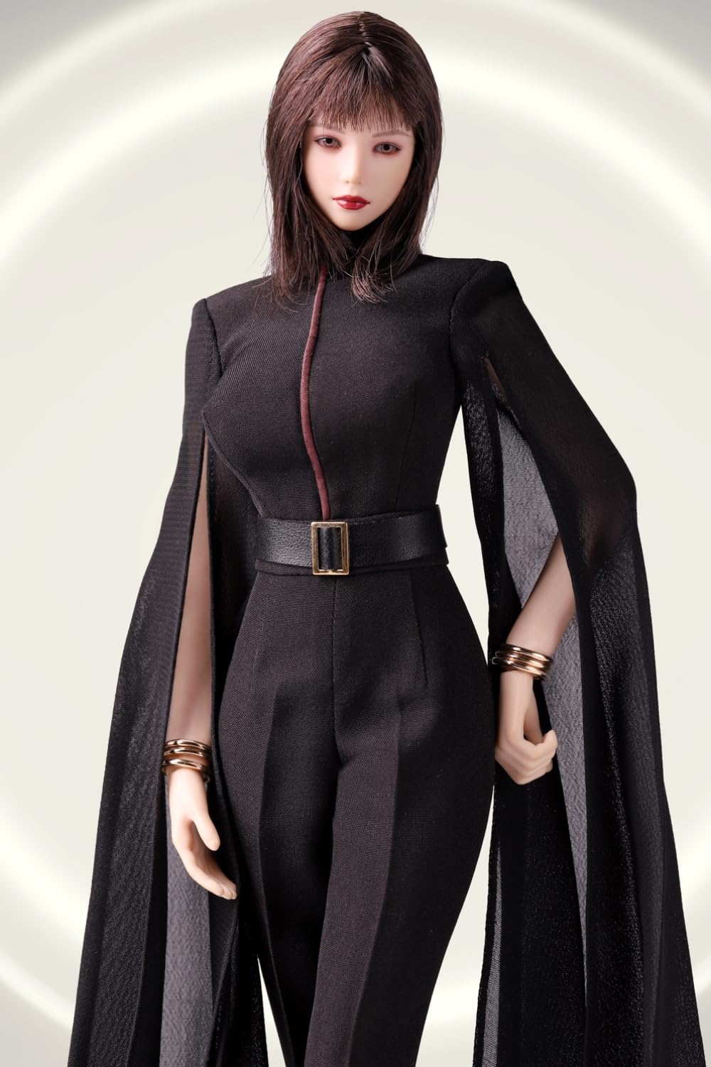 Ropa para muñeca a escala 1/6: Conjunto de vestido de noche para figura de acción coleccionable de 12 pulgadas