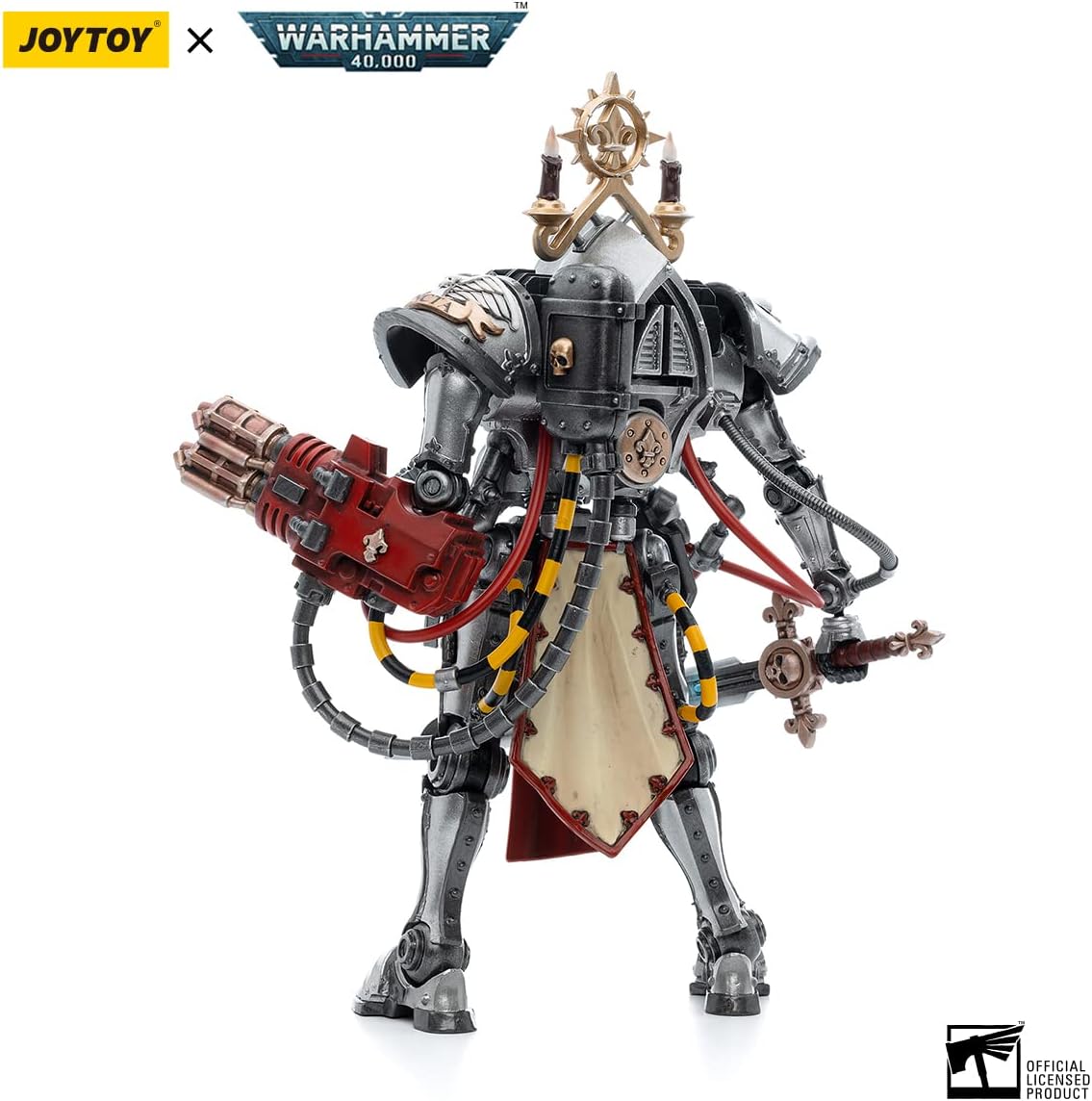 JoyToy Warhammer 40K Adepta Sororitas Ordre du Linceul d'Argent Paragon Warsuit Sister Collaen Figurine à collectionner à l'échelle 1:18