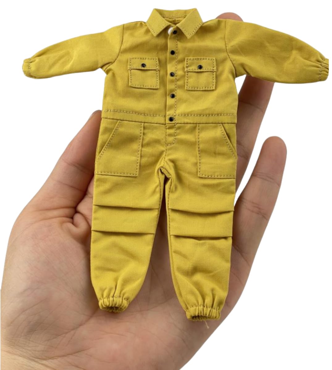 Figura a escala 1/12, ropa para muñeca: conjunto de carga de una pieza, accesorio coleccionable