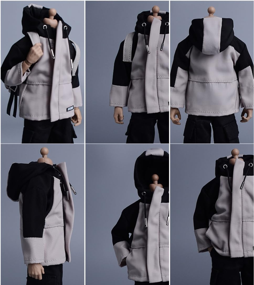 Ropa para muñecas a escala 1/12: Chaqueta de montañismo, accesorio coleccionable