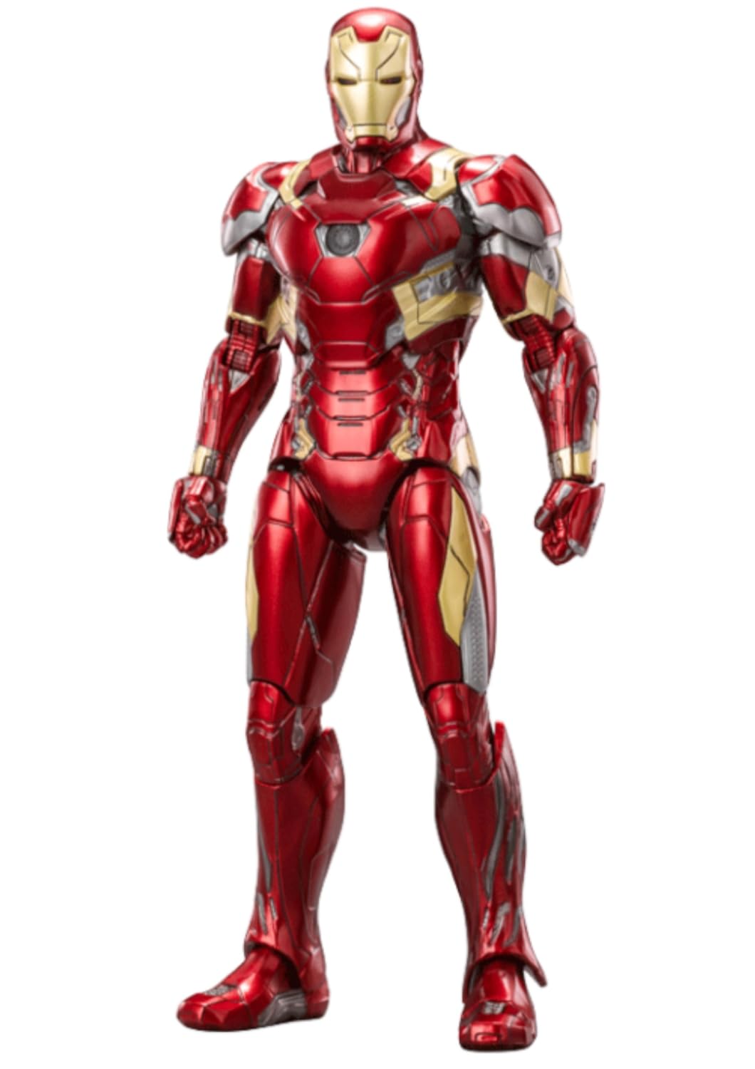 Conjunto completo de figuras coleccionables de ZD: Iron Man Mark 46, líder de la Guerra Civil estadounidense MK46, figura de acción en miniatura a escala 1:10 MK46BFG