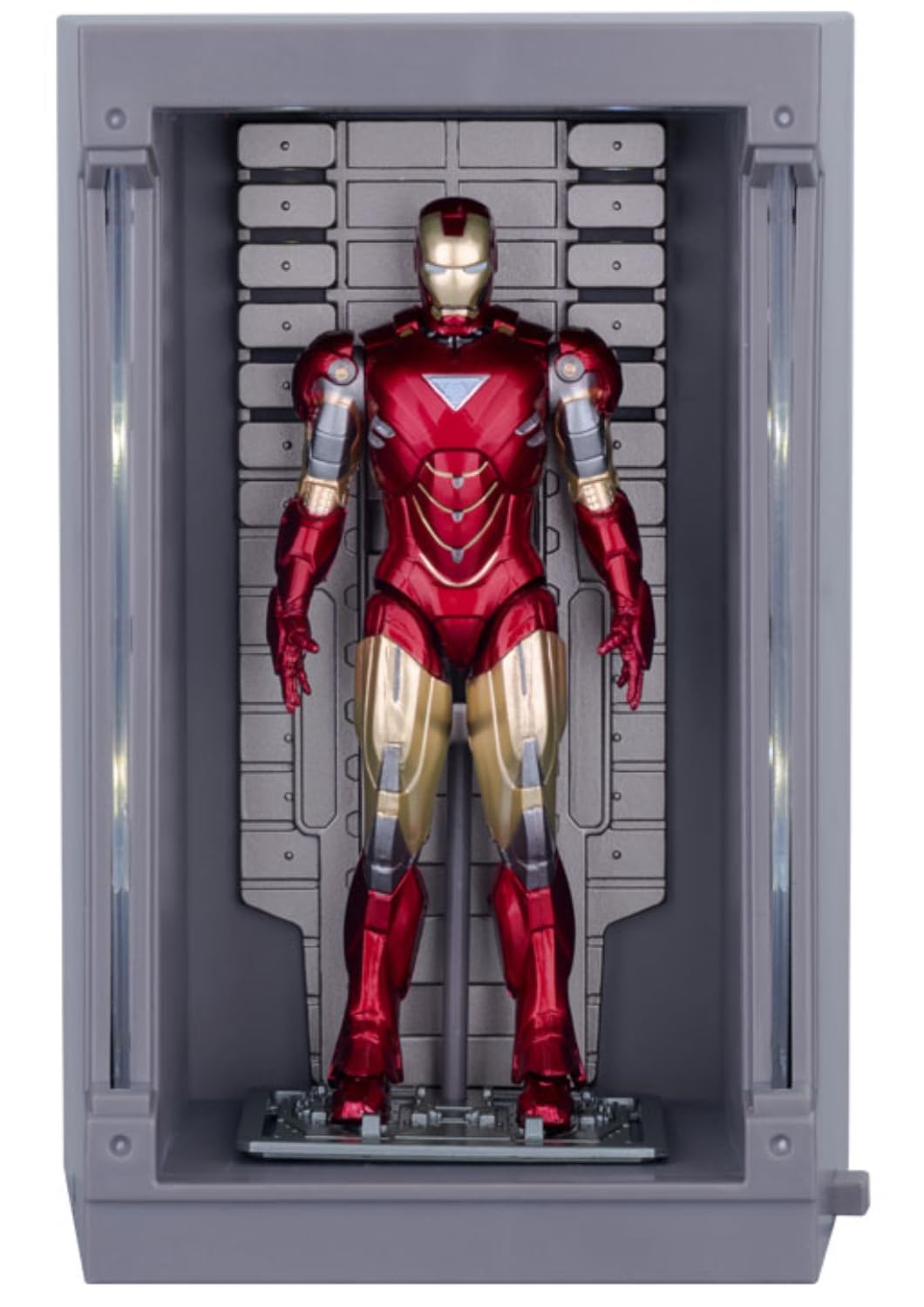 Conjunto completo de figuras coleccionables de ZD: Iron Man Mark Garage, figura de acción en miniatura a escala 1:20