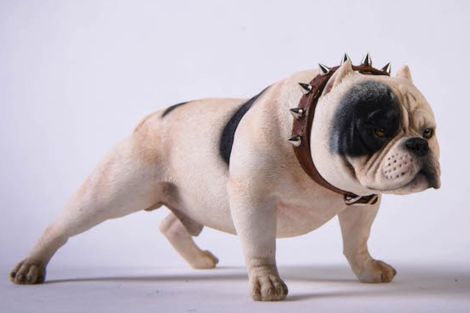 Figura de perro coleccionable JXK: Bully Dog, pintada a mano por expertos, realista, de resina segura, miniatura a escala 1:6.