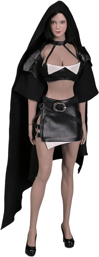 Ropa para muñeca femenina a escala 1/6: Conjunto de hermana sin restricciones de la iglesia para figura de acción coleccionable de 12 pulgadas SA002 (C)