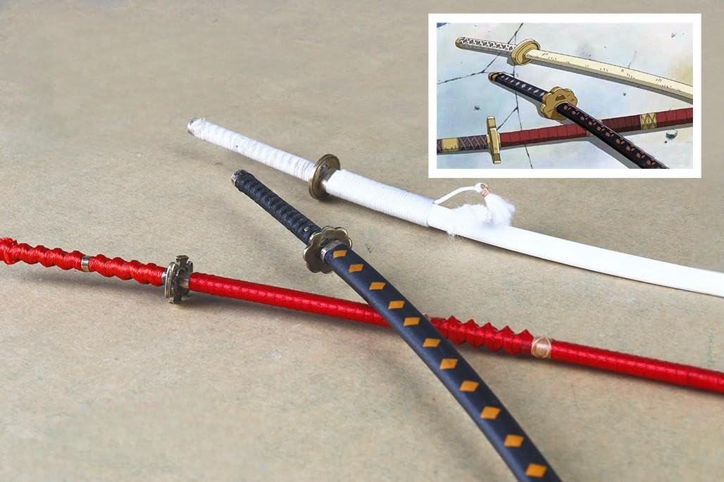 Accesorio de figura a escala 1/6: Modelo de traje de cuchillo japonés en miniatura coleccionable