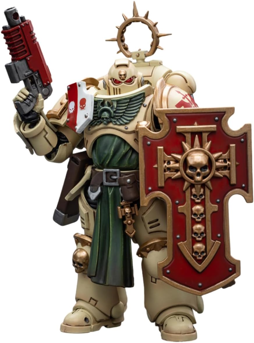 JoyToy Warhammer 40K Figurine à collectionner : Dark Angels Bladeguard Veteran Figurines d'action à l'échelle 1:18 JT7967