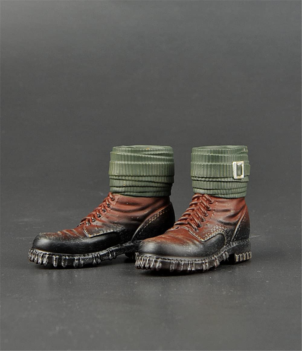 Figura a escala 1/6: Zapatos, zapatillas, botas y zapatos de cuero para figura de acción masculina de 12 pulgadas Phicen/TBLeague ACC001