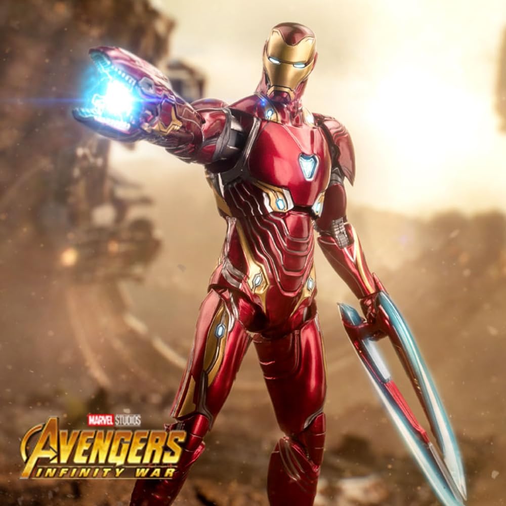 Conjunto completo de figuras coleccionables de ZD: Iron Man Mark 85 2.0, figura de acción en miniatura a escala 1:10