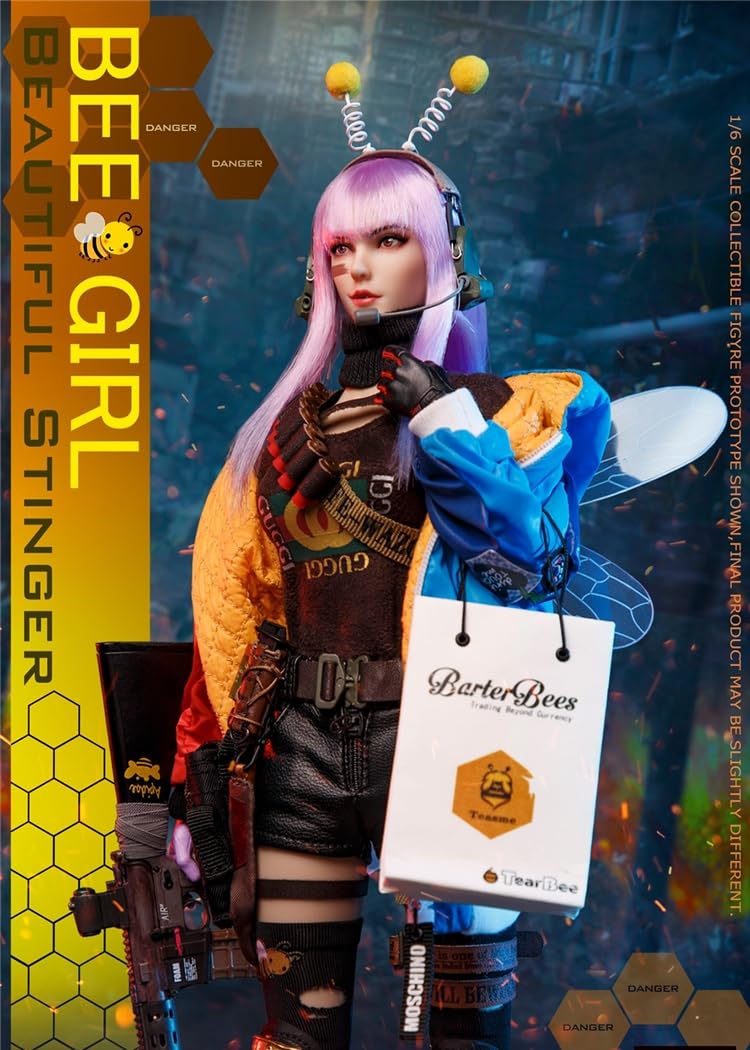 Figura GDTOYS: Figura de abeja final, miniatura femenina a escala 1:6 GD97003