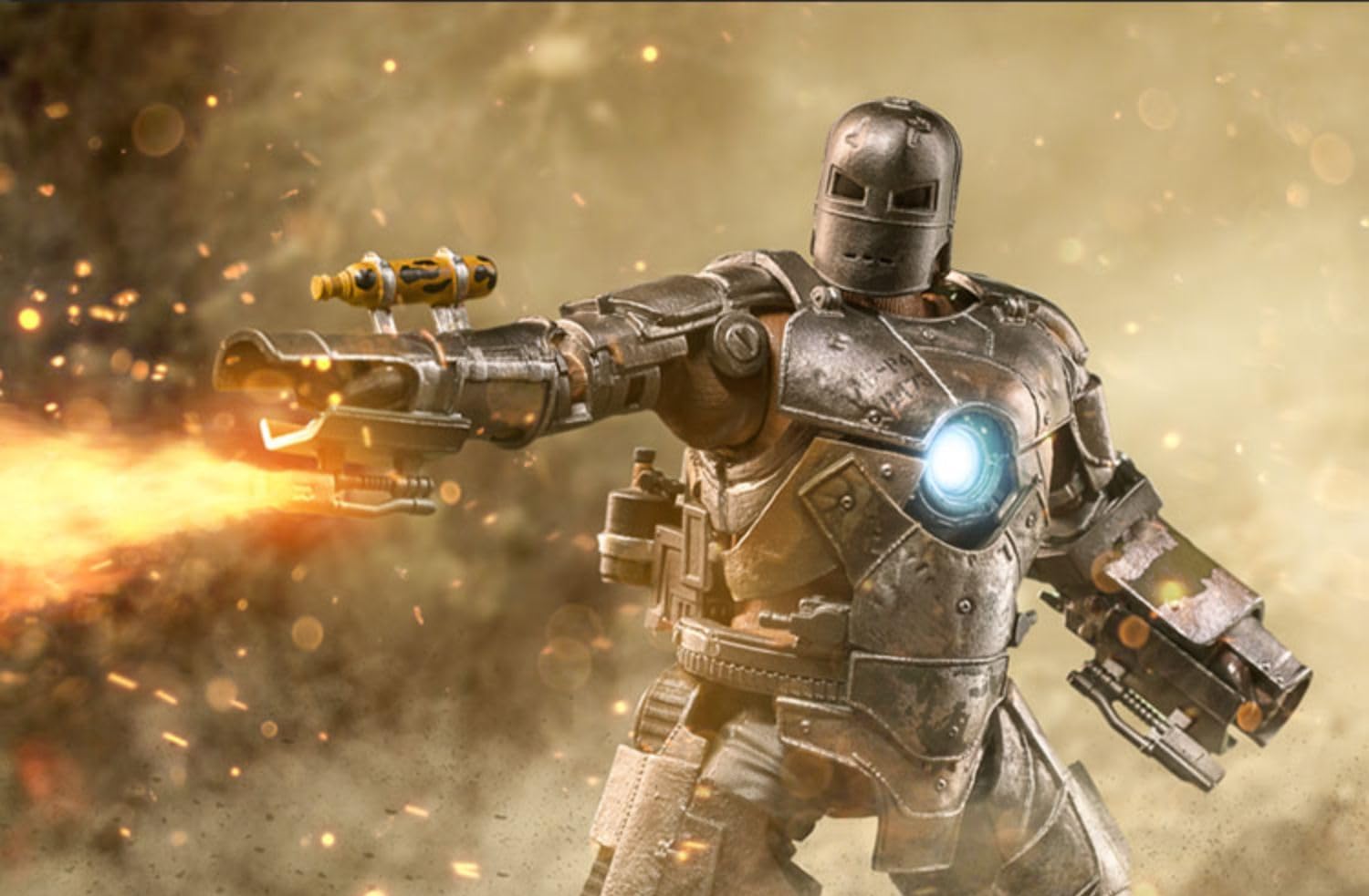 Conjunto completo de figuras coleccionables de ZD: Iron Man Mark, figura de acción en miniatura a escala 1:10