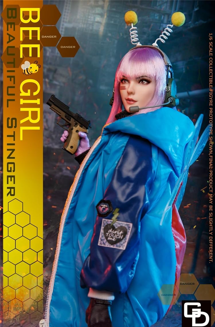 Figura GDTOYS: Figura de abeja final, miniatura femenina a escala 1:6 GD97003