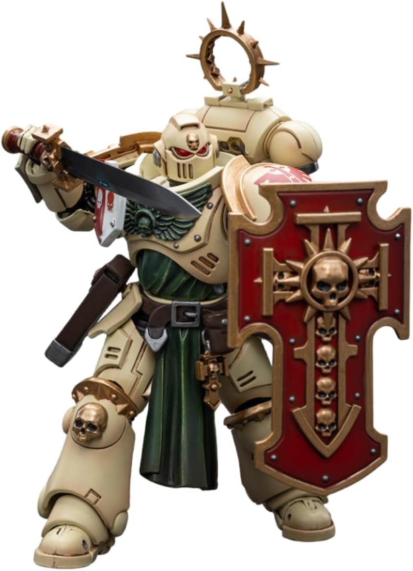 JoyToy Warhammer 40K Figurine à collectionner : Dark Angels Bladeguard Veteran Figurines d'action à l'échelle 1:18 JT7967