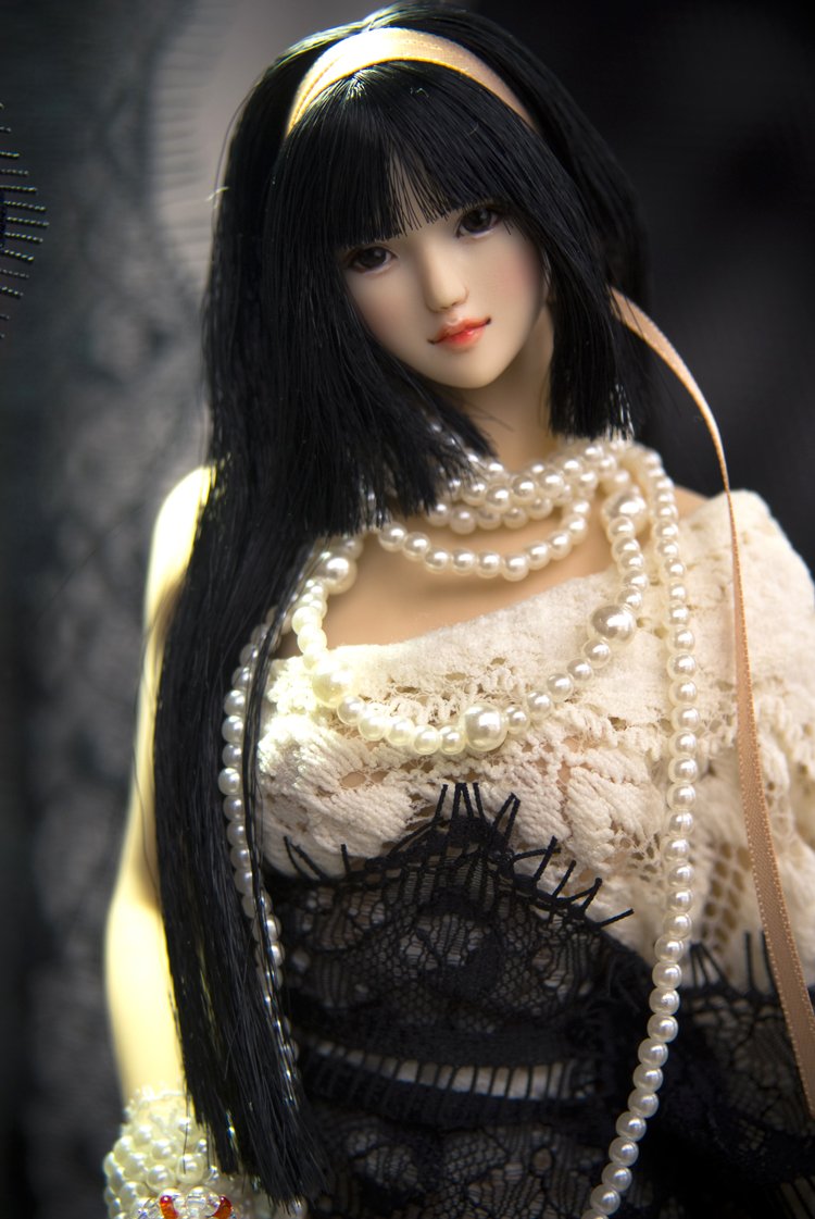 Figura femenina a escala 1/6, cabeza esculpida, figura de acción TBLeague/Obitsu/JIAOU CDH13