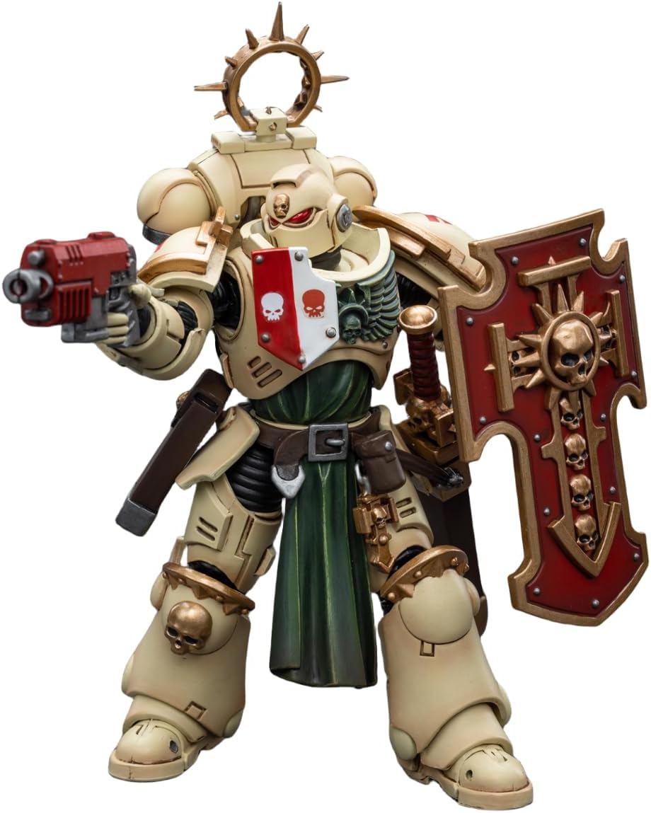JoyToy Warhammer 40K Figurine à collectionner : Dark Angels Bladeguard Veteran Figurines d'action à l'échelle 1:18 JT7967
