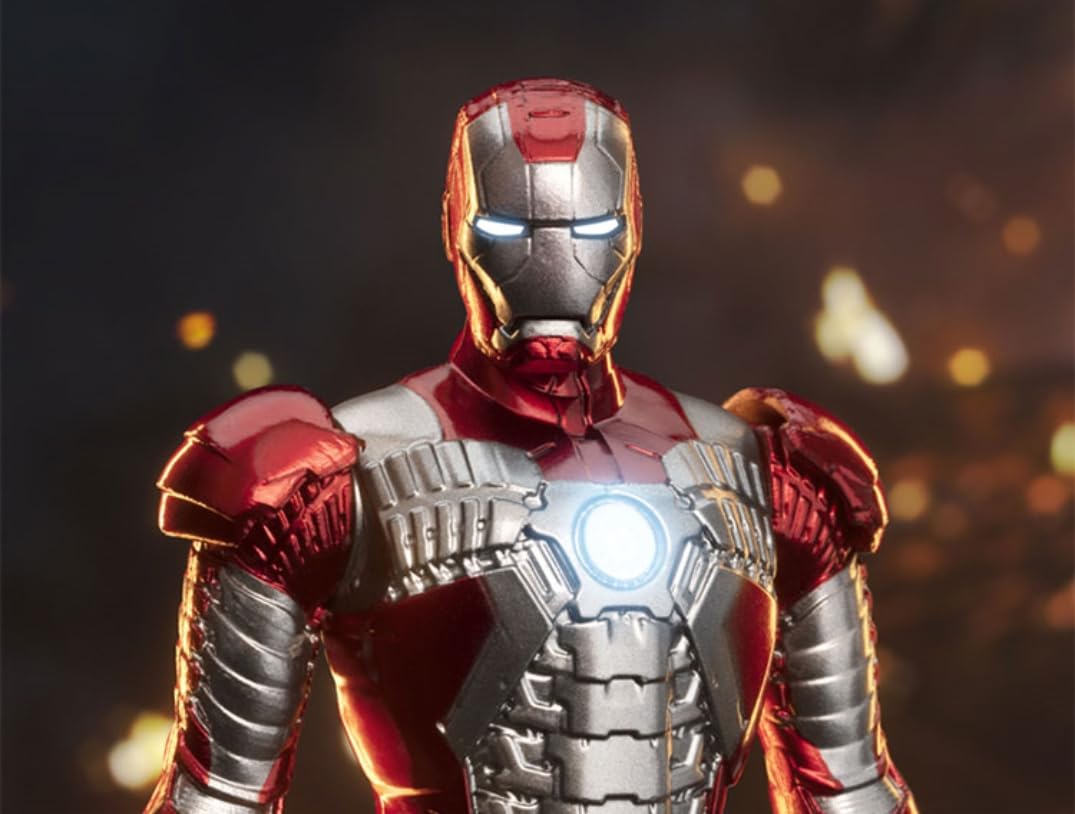 Conjunto completo de figuras coleccionables de ZD: Iron Man Mark Garage, figura de acción en miniatura a escala 1:20