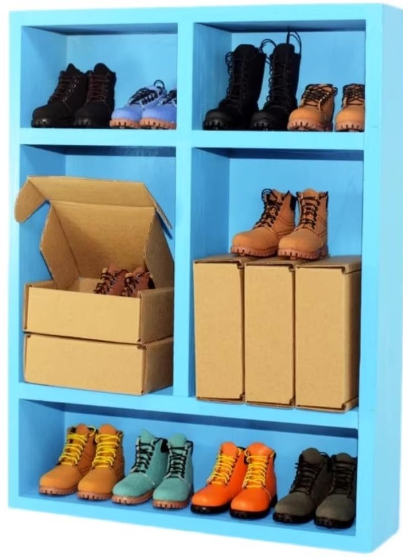 Accesorio para figura a escala 1/6: Botas de senderismo para hombre, zapatos, miniatura coleccionable