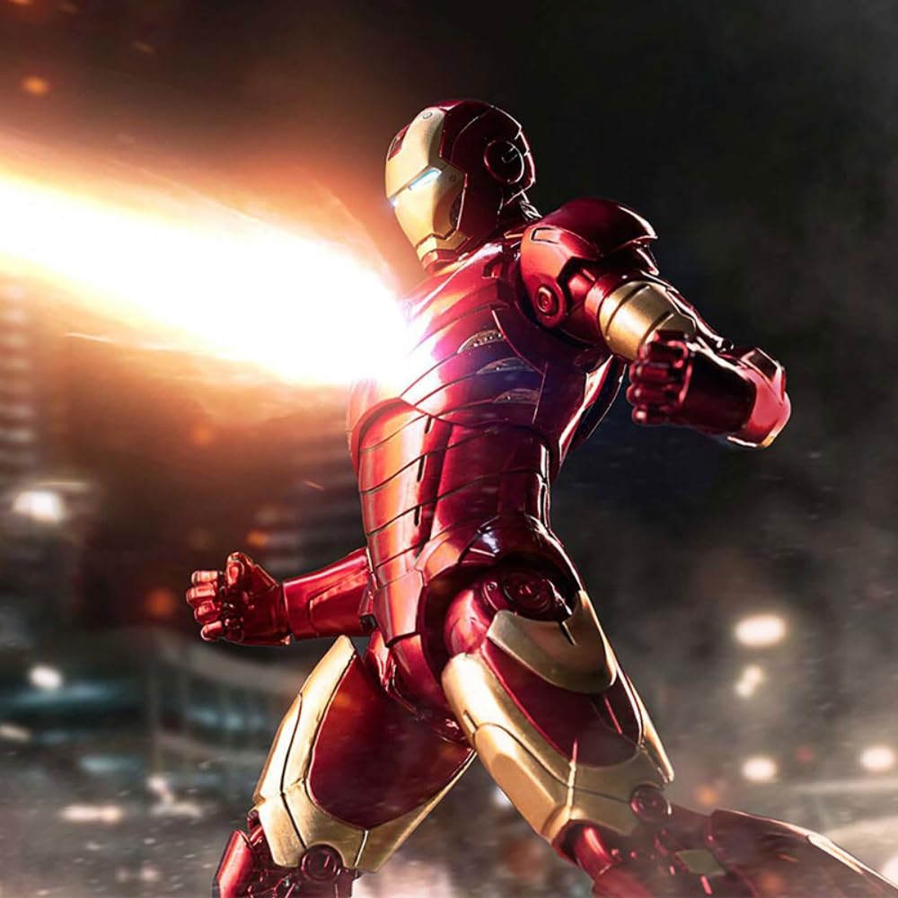 Conjunto completo de figuras coleccionables de ZD: Iron Man Mark, figura de acción en miniatura a escala 1:10