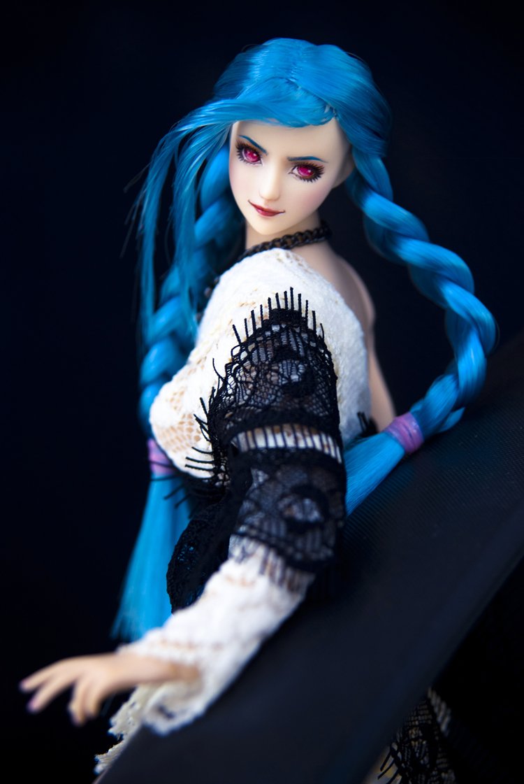 Figura de acción esculpida de cabeza femenina a escala 1/6 TBLeague/Obitsu/JIAOU CDH15