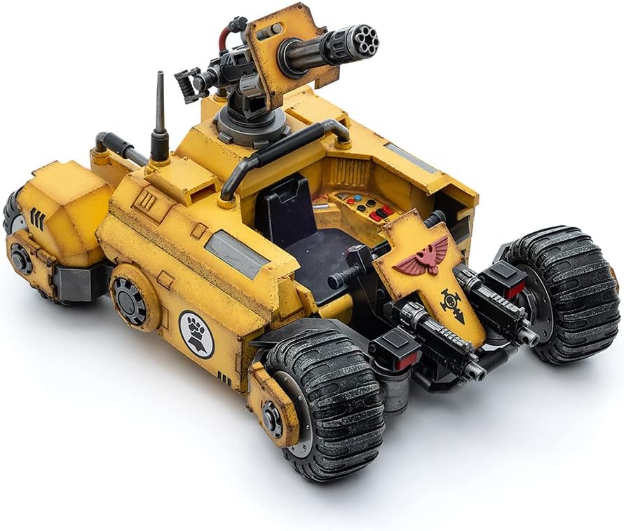 JoyToy - Figurines d'action de science-fiction Warhammer 40K sous licence officielle à l'échelle 1/18 (ATV, Imperial Fists)