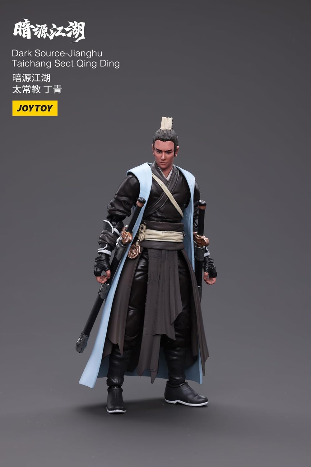 JoyToy 1/18 Scale Dark Source Battle for The Stars Chinese Ancient Warriors Jianghu Taichang Sect Qing Ding Action Figure