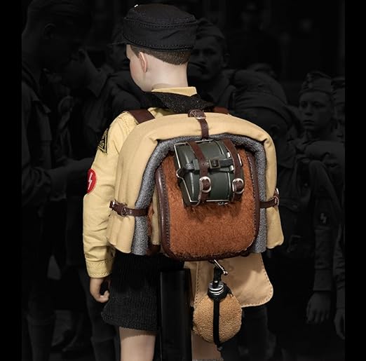 Figura de Facepool. Figura coleccionable de Facepool. Conjunto completo: Figura de acción masculina en miniatura a escala 1:6 de la Brigada Juvenil Alemana de la Segunda Guerra Mundial, FP016B.