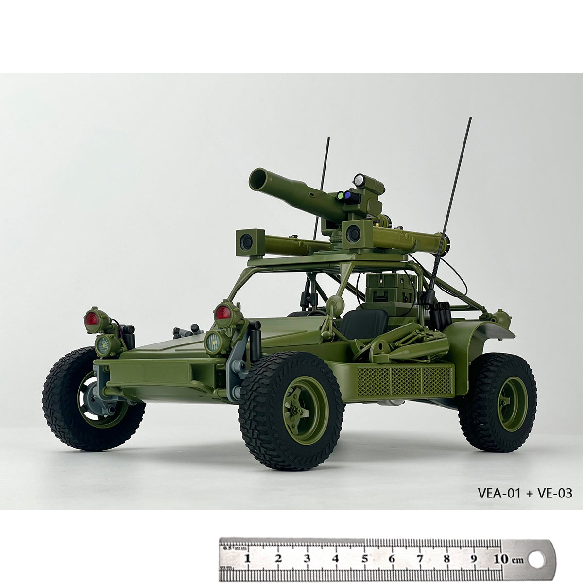 FANS HOBBY VE-01 Air Eagle VE-02 Uni-Thunder VE-03 A.T.A.C. All-Terrain Attack Carrier VEA-01 Missile Launcher Set 1/12 Scale Vehicle Model