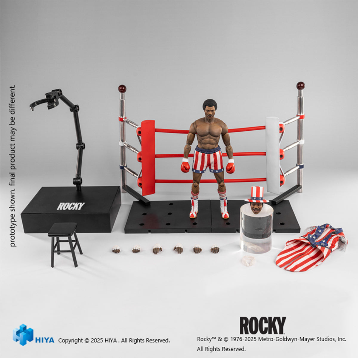 HIYA EXQUISITE SUPER Series Rocky 1976 - Apollo Action Figures