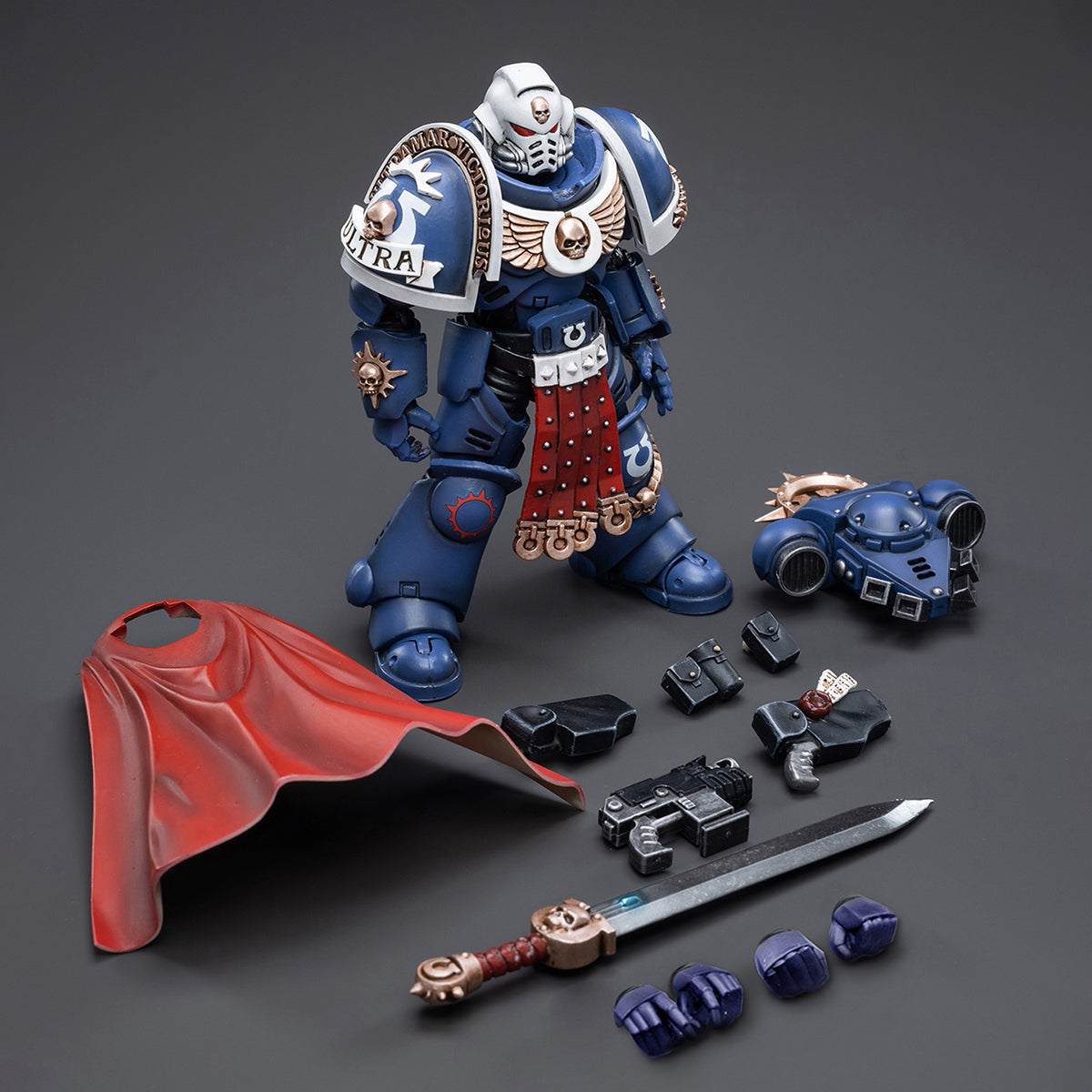 (Only Shipped to the US) JOYTOY Warhammer 40,000 1/18 Ultramarines Primaris Captain JT3297 Action Figures Collection Model Gift