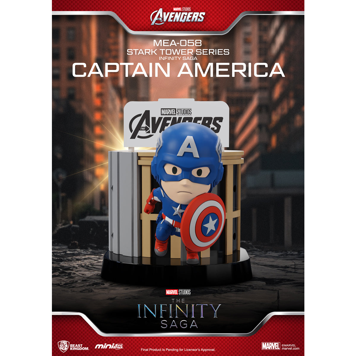 Beast Kingdom MEA-058 The Infinity Saga Stark Tower Series Randomly Single Blind Box Figure