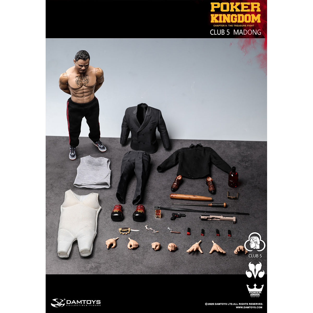 DAMTOYS Poker Kingdom CULB 5 1/6 Scale Action Figure