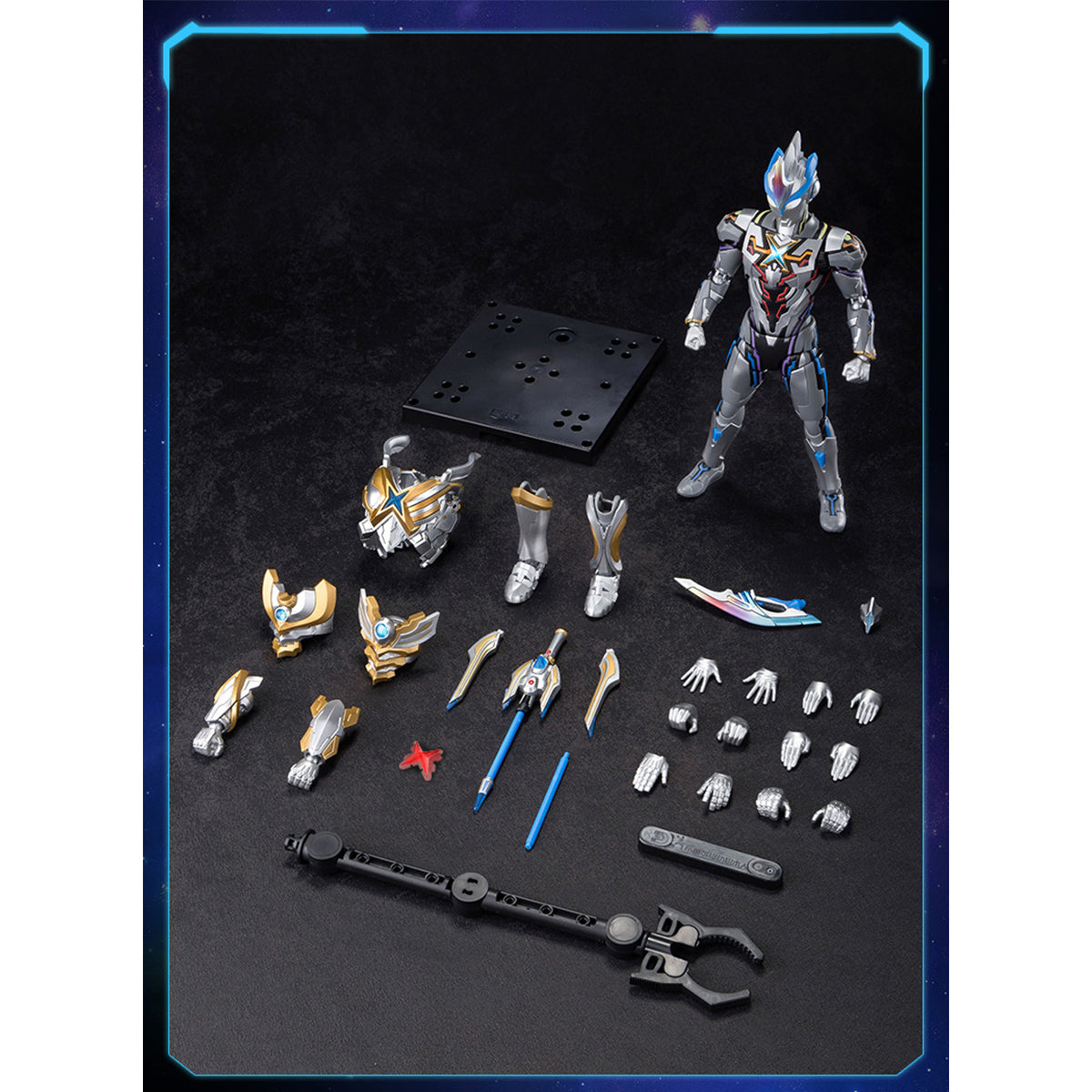 Blokees Ultraman Legendary Edition Beta Spark Armor X (Beyond Type) Assembly Model Kits