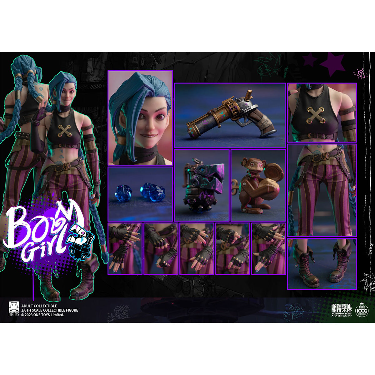 Onetoys BOOM GIRL 1/6 Scale 12inches Action Figure