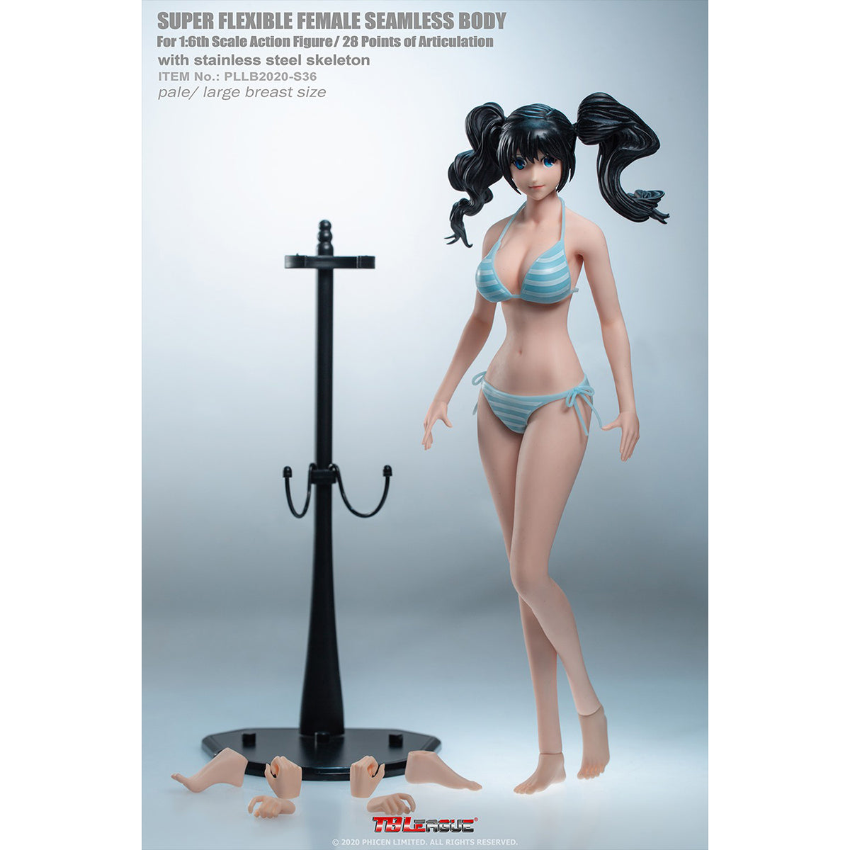 TBLeague Female Seamless Anime Girl Type Large Bust 1/6 Scale Action Figure Body