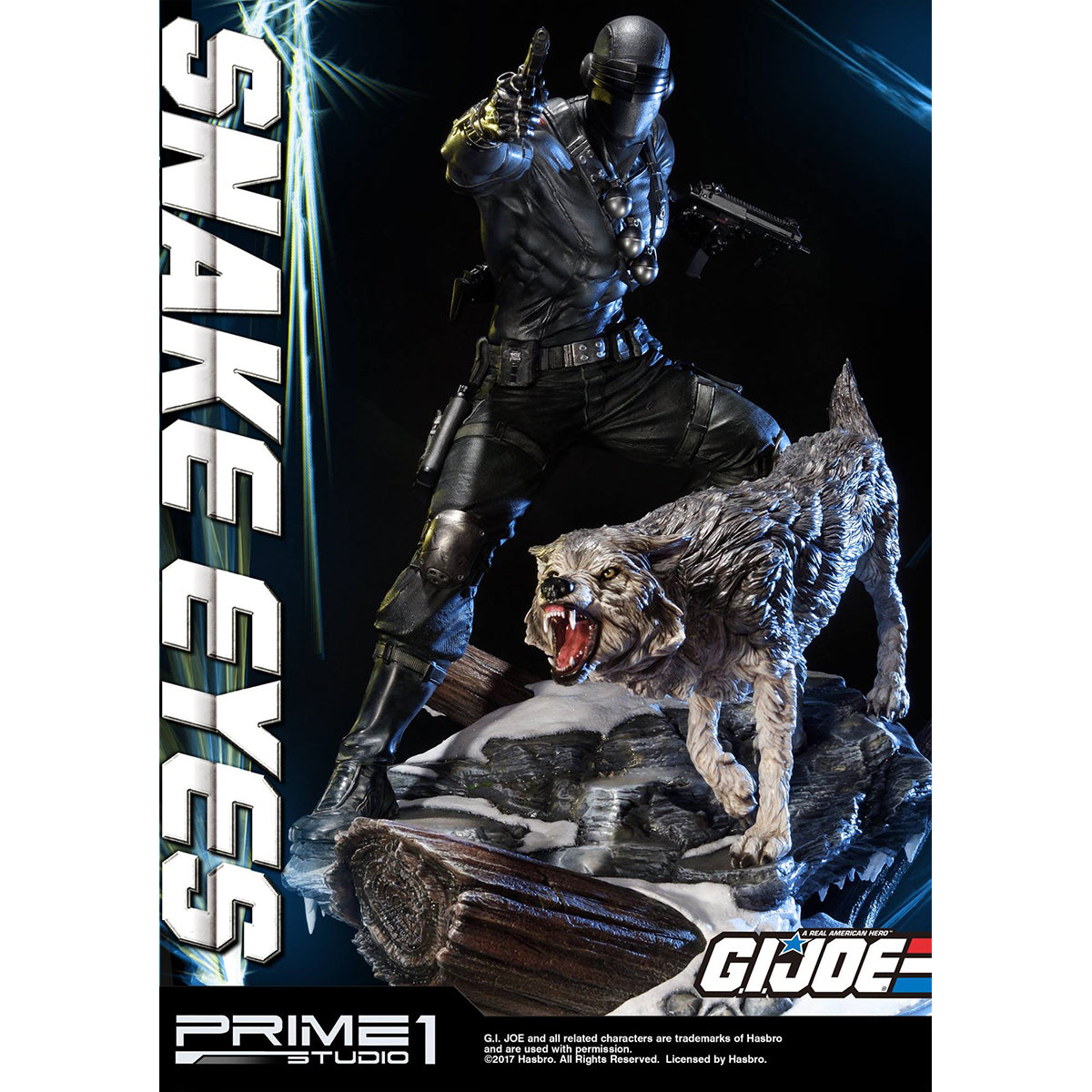 Prime 1 Studio 26-Inch G.I. Joe Snake Eyes Regular Version Art Statue