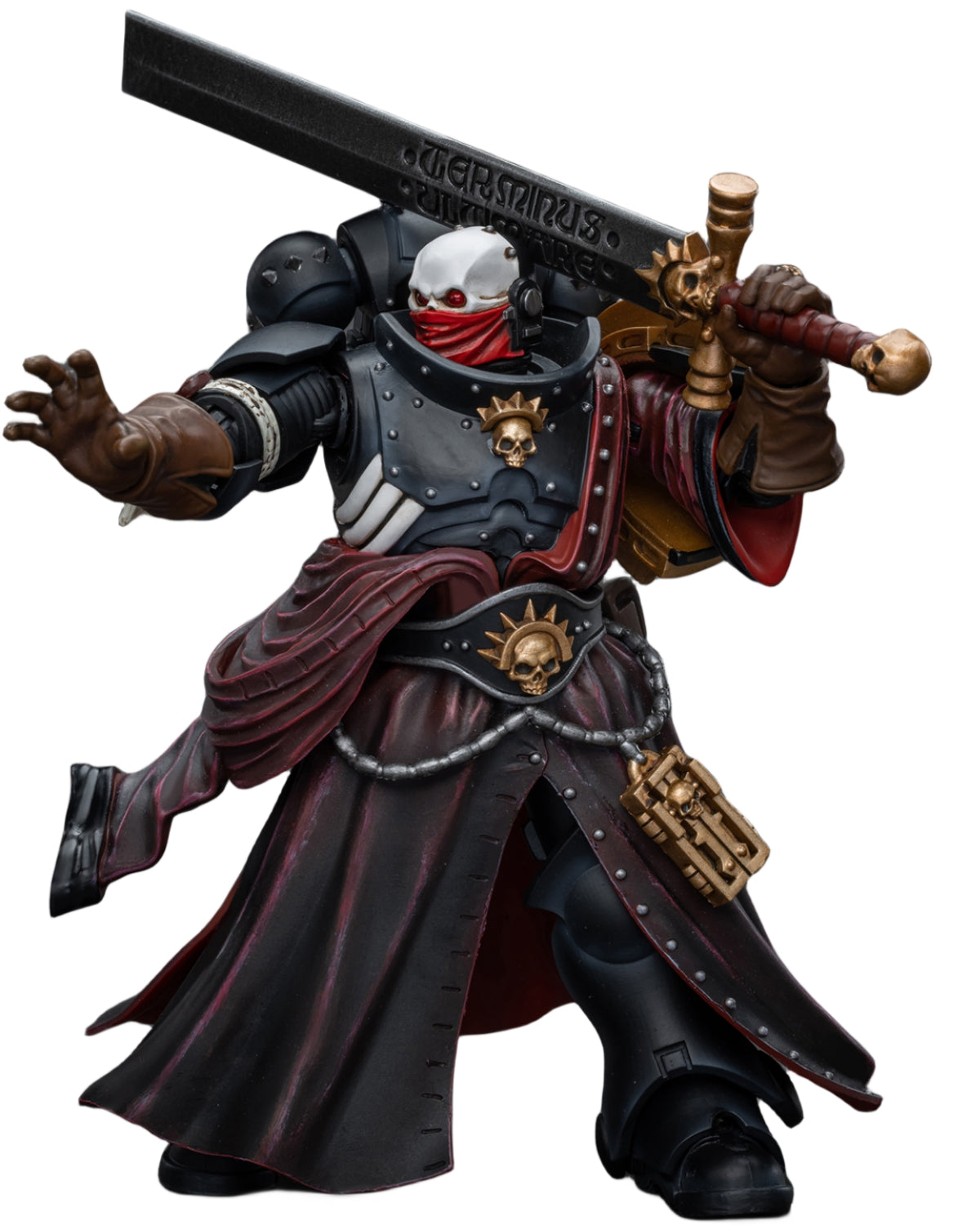 Figura coleccionable JoyToy de Warhammer 40K: Ultramarines Judicial, escala 1:18, JT8896