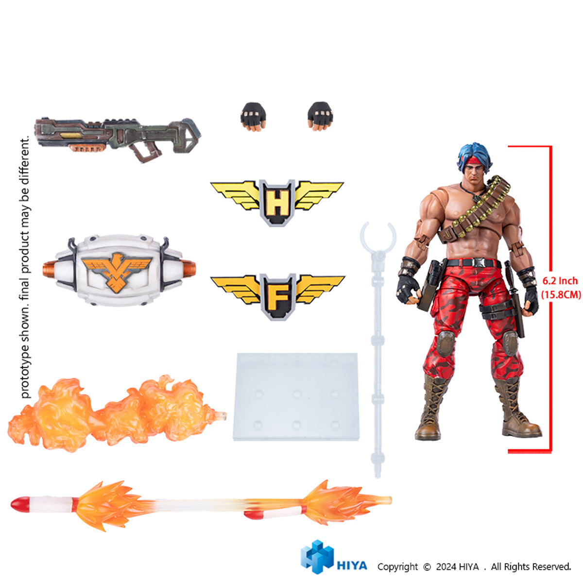 HIYA, Contra: Operation Galuga Exquisite Basic Series, Action Figure