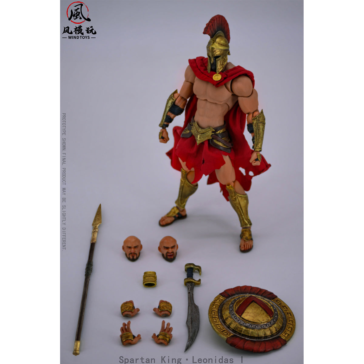 Wind Toys Spartan King·Leonidas I FMW004 Eternal Warlords Series 1/12 Scale Action Figure