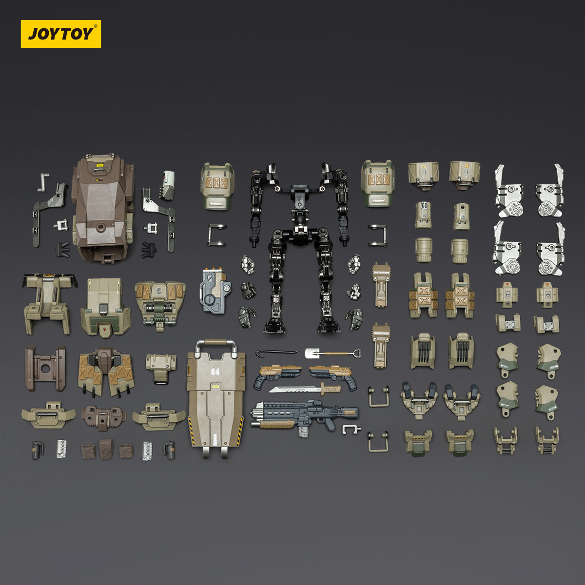 JOYTOY Dark Source APOC Series Storm Lucis Fire Support Type Mech & UNSC Mirage Squad 1/25 Scale Action Figure