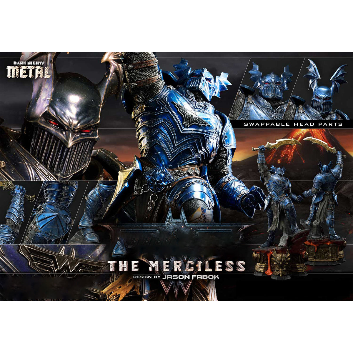 Prime 1 Studio, The Merciless from Dark Nights, Statue Figurine