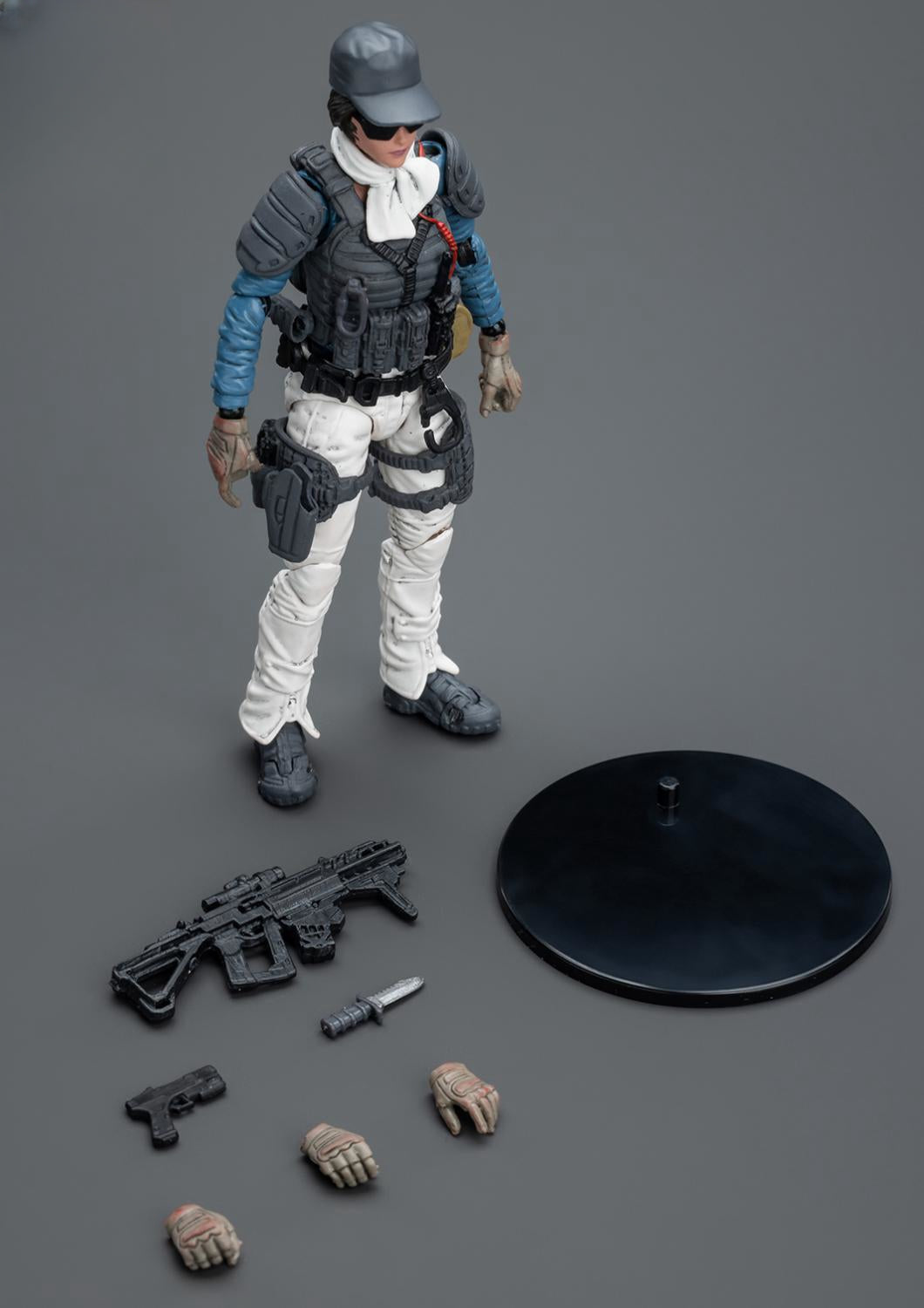 Figurine militaire de collection JoyToy : Pack de construction de l'armée, figurine féminine guerrière, échelle 1:18, JT1712